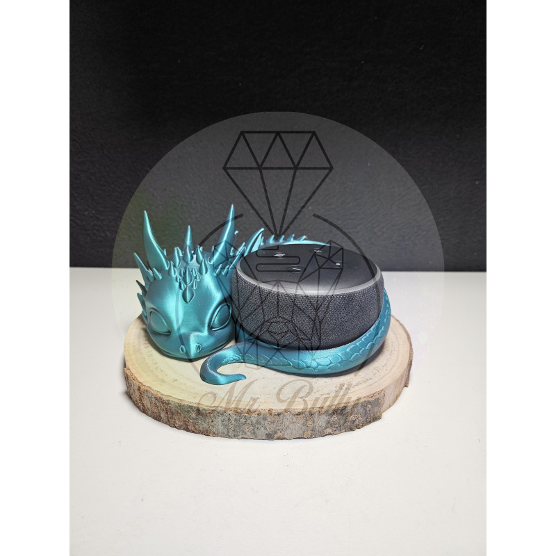 Lying Baby Dragon for Echo Dot 3