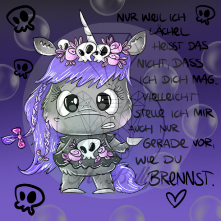 Cute But Grumpy - Diamond Painting Bild (Vorbestellung für Ende April / Anfang Mai 2025)