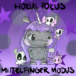 Hokus Pokus - Mittelfinger Modus - Diamond Painting Bild (Vorbestellung für Juli 2025)