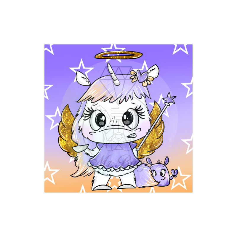 Teilzeitengel - Diamond Painting Bild (Vorbestellung für Juli 2025)