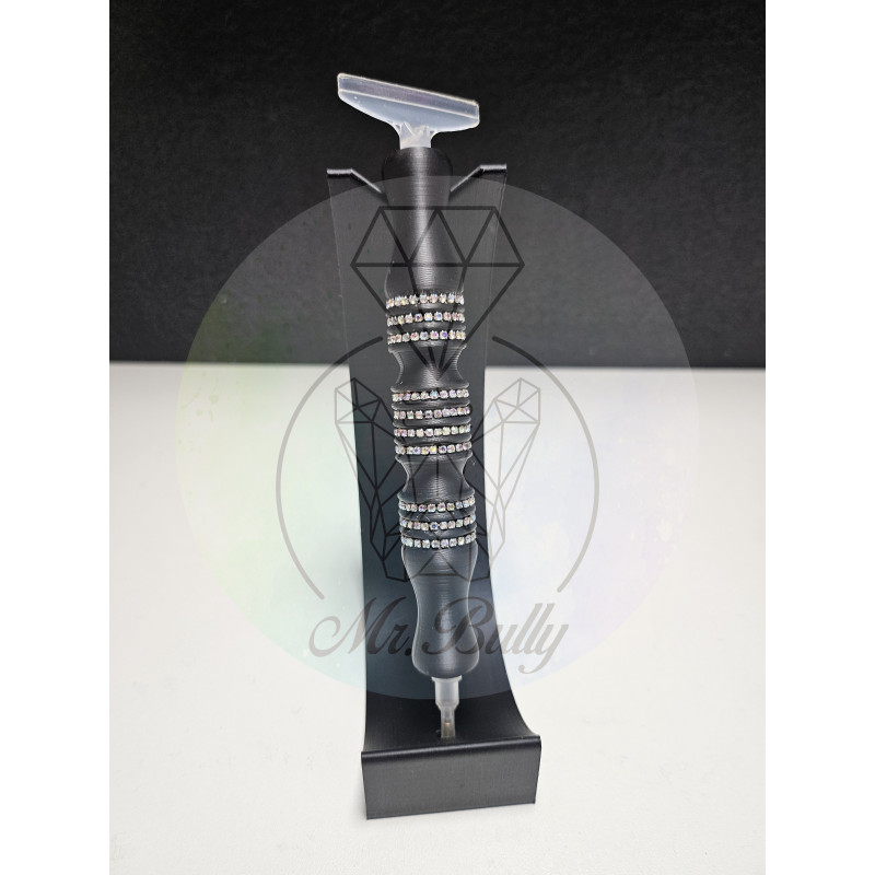 Sofortkauf: DP Stift - Modell 007 - Strasssteine - Schwarz