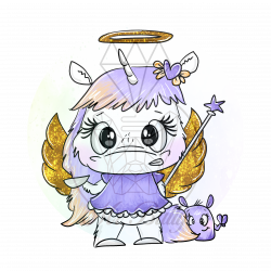 Teilzeitengel - Acrylaufsteller