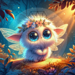 Sweet Dragon - Diamond Painting Bild