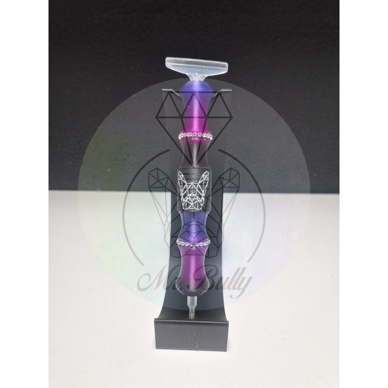 Sofortkauf: DP Stift - Modell 015 Bully - Blau Lila Glitzer