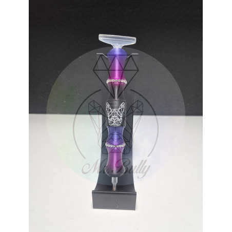 Sofortkauf: DP Stift - Modell 015 Bully - Blau Lila Glitzer