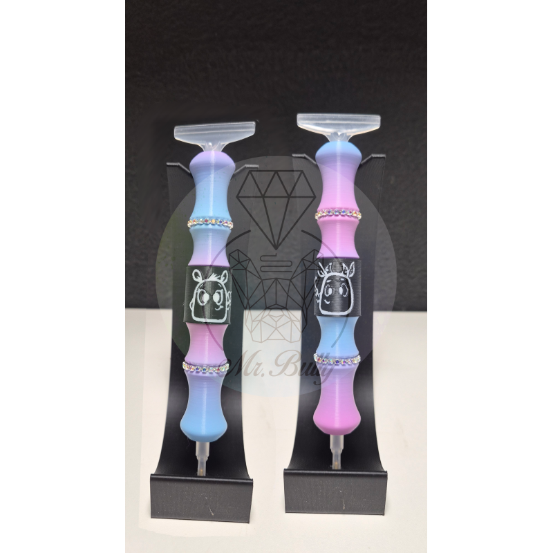 Bundle Stift Modell 015 mit Motiv Teilzeitengel Schnu & Teilzeitteufel Schnu