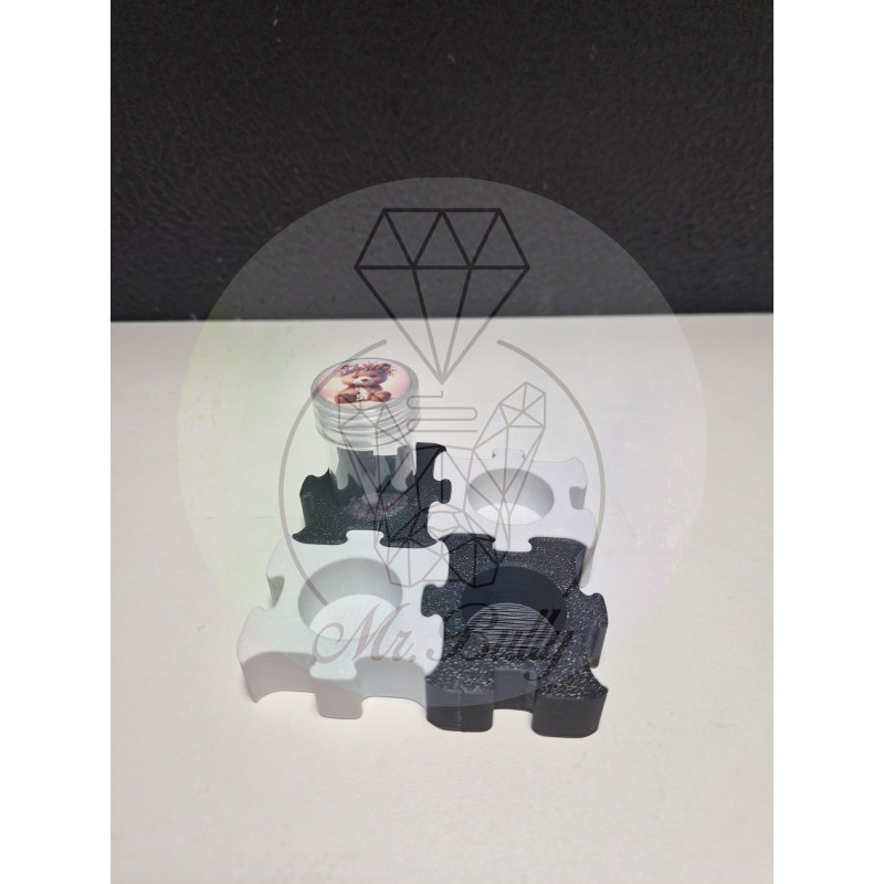 Puzzle-Ständer für Döschen