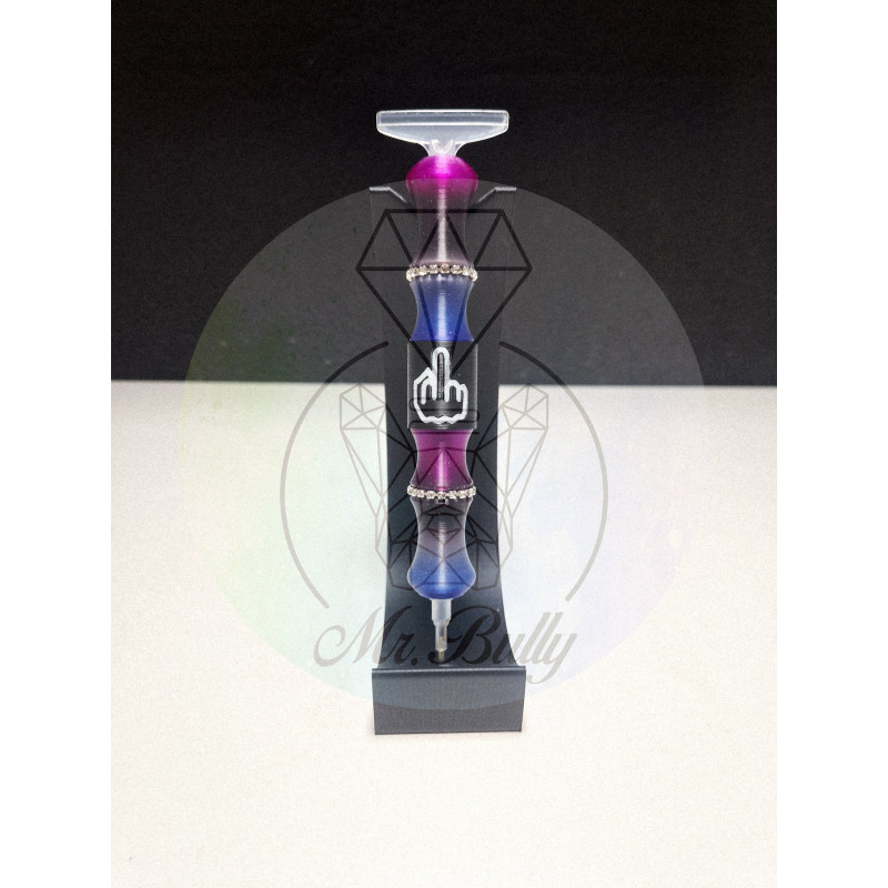 Sofortkauf: DP Stift - Modell 015 F**** You - Blau Lila Glitzer