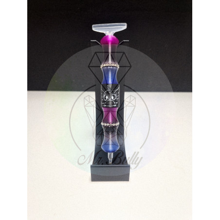 Sofortkauf: DP Stift - Modell 015 Pingu Schnu - Blau Lila Glitzer