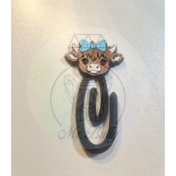 Büroklammer "Highland Cow"