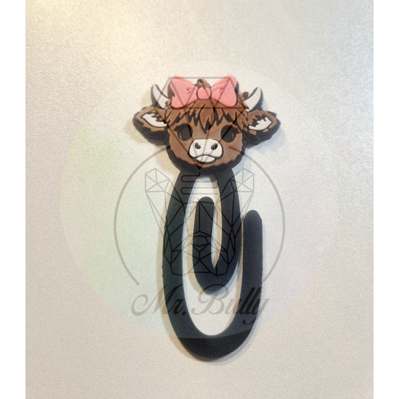 Büroklammer "Highland Cow"