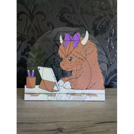 Tabletständer "Higland Cow"