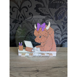 Tabletständer "Higland Cow"
