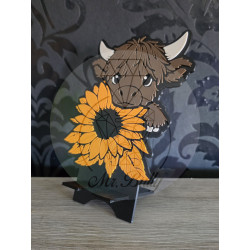 Handyständer "Higland Cow"