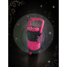 Dosenhalter-Set „Leo“ - magenta - für 0,33-l-Slim-Dosen mit Can Opener – Sofortkauf